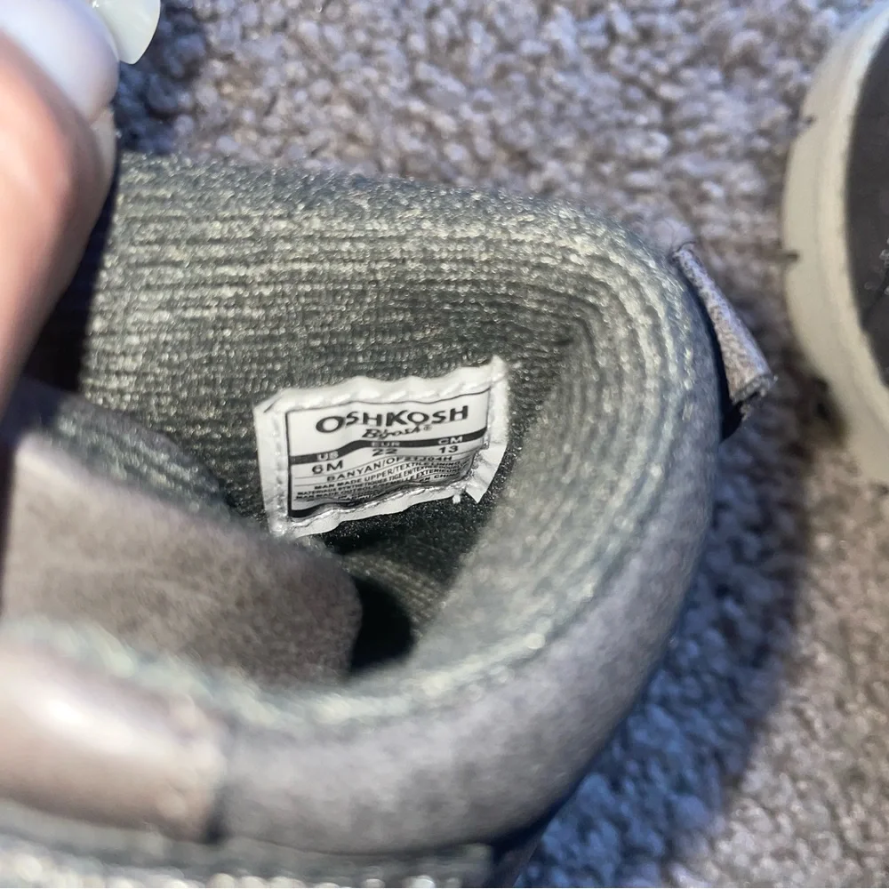 Carter's gray boots toddler 6